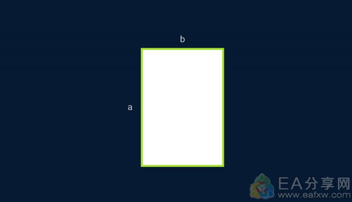 Golden rectangles with side a