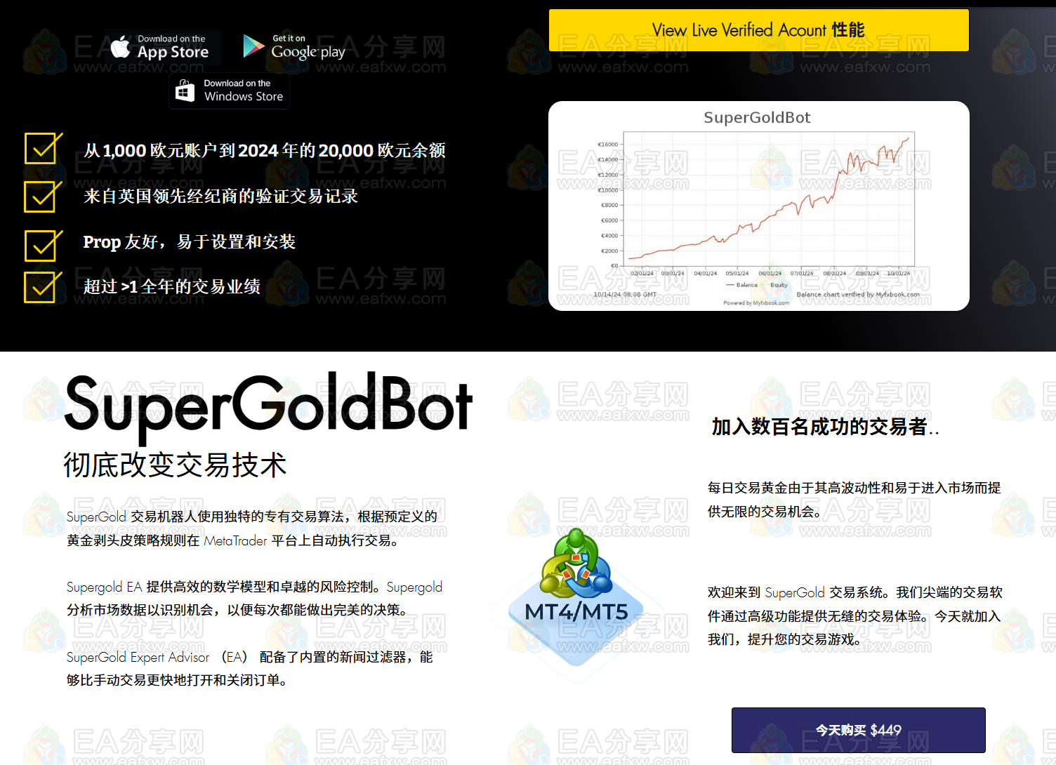 SuperGoldBot 破限版_EA交易社群_EA分享_EAAI.TOP_EA分享网_交易学习APP_EA交易爱好者联盟