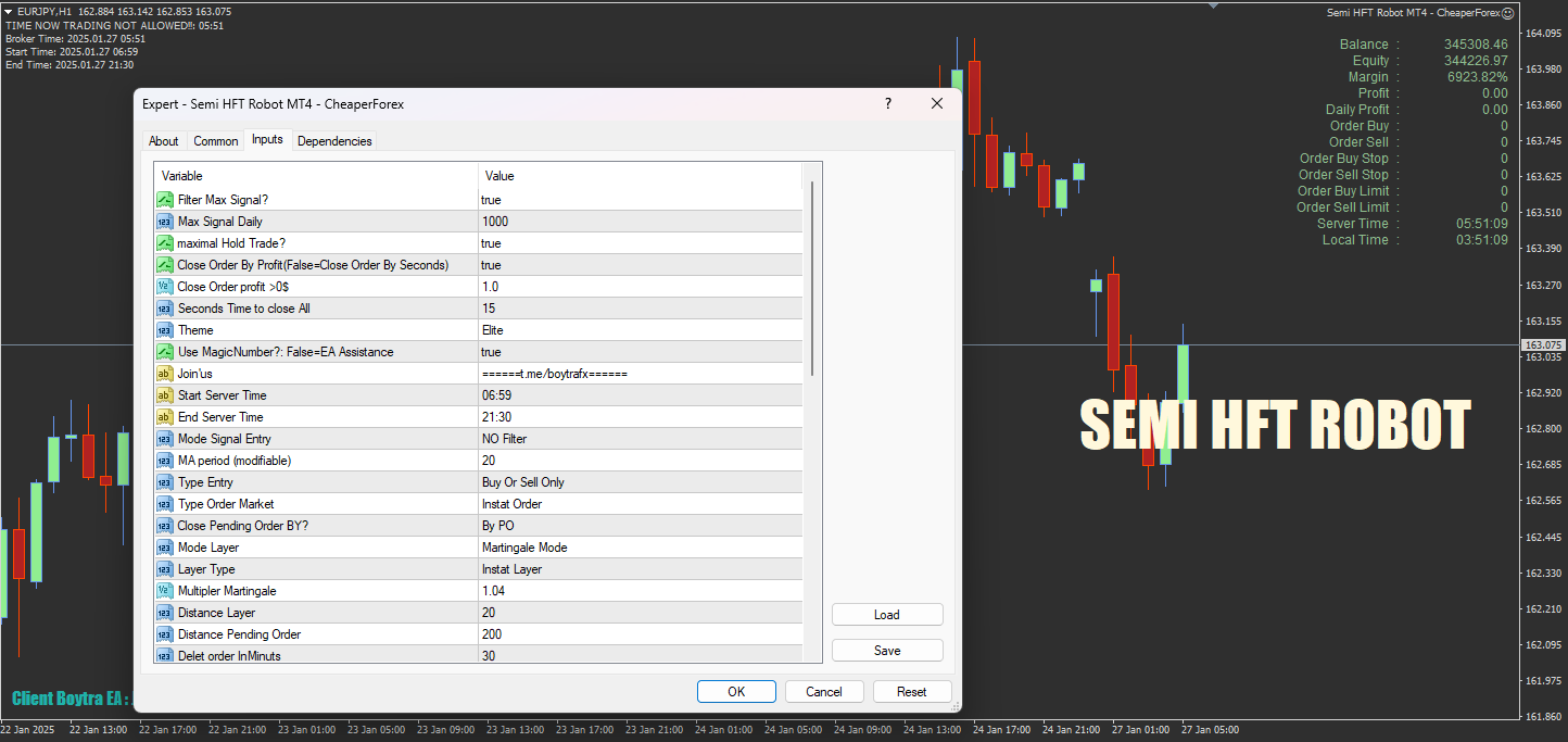 SEMI HFT EA MT4 v2.0 附参数 破限版_EA交易社群_EA分享_EAAI.TOP_EA分享网_交易学习APP_EA交易爱好者联盟